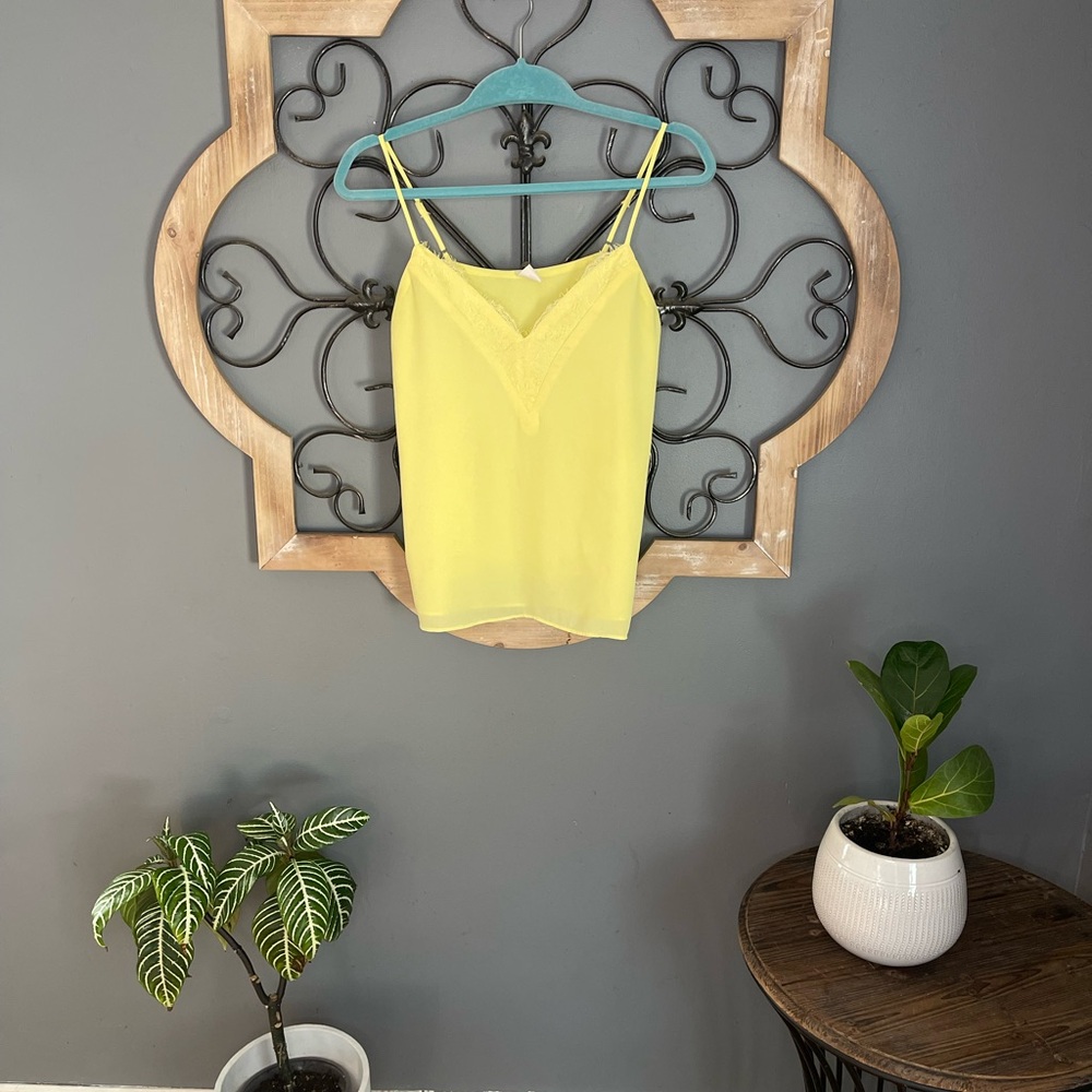 Melrose and Market Lemon Lace Cami